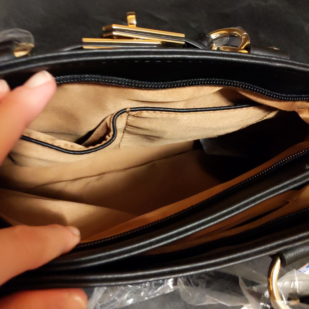 JOSE HESS BEL AIR BLACK HANDBAG - Picture 7 of 8